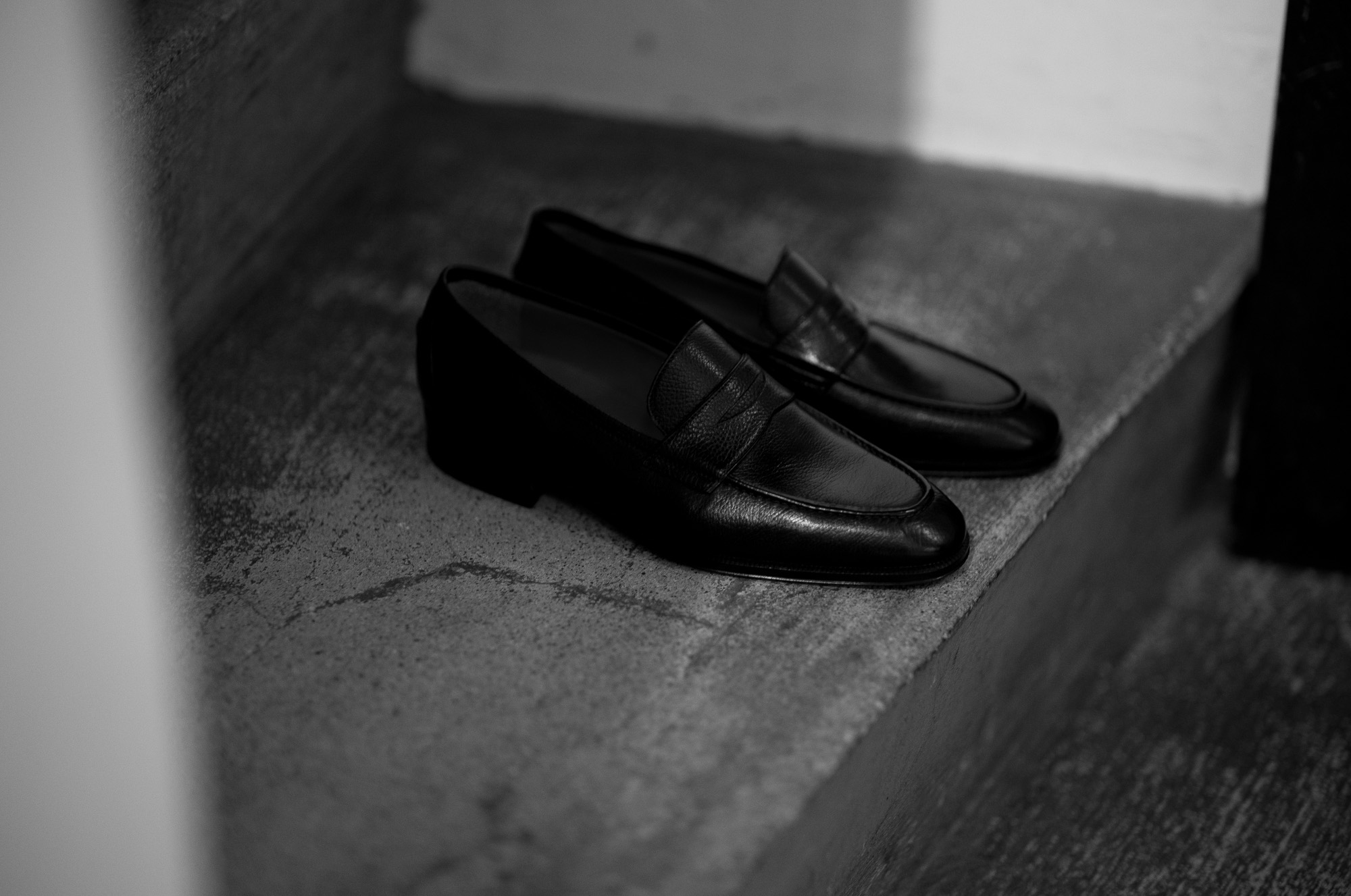 ENZO BONAFE(エンツォボナフェ) ART. EB-08 Coin Loafer コインローファー LAMA LEATHER ラマレザー ドレスシューズ ローファー NERO(ブラック) made in italy (イタリア製) 2022 春夏新作 【入荷しました】【フリー分発売開始】 愛知 名古屋 enzobonafe エンツォボナフェ eb08 ローファー