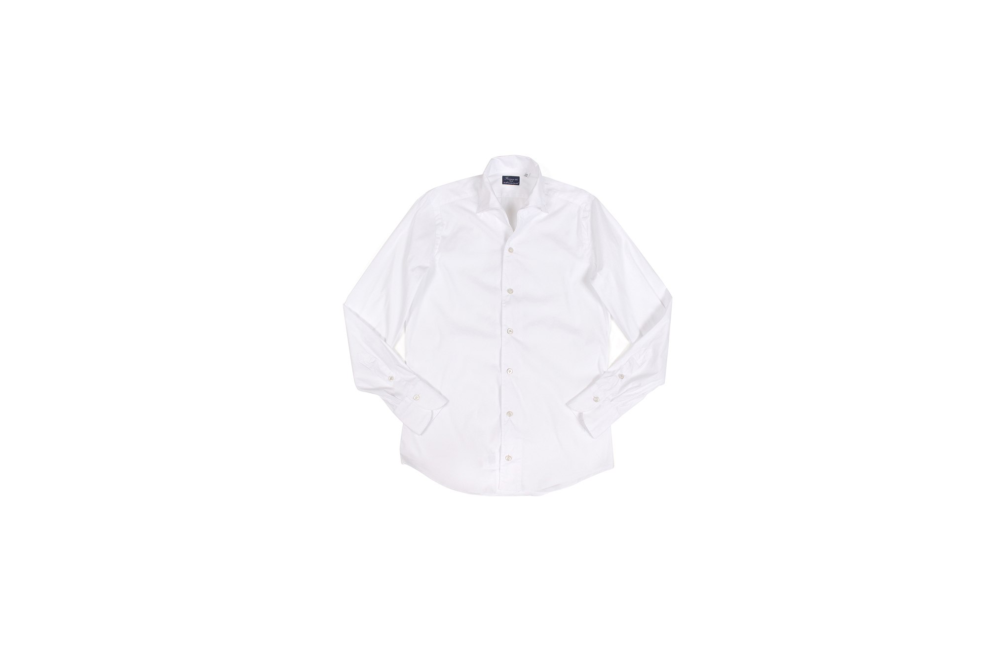 Finamore (フィナモレ) SEUL ITALIAN COLOR STRETCH COTTON SHIRTS ストレッチコットン ワンピースカラー シャツ WHITE (ホワイト・01) made in italy (イタリア製) 2022 春夏新作 愛知 名古屋 altoediritto アルトエデリット シャツ 長袖シャツドレスシャツ