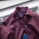Finamore (フィナモレ) SEUL ITALIAN COLOR STRETCH COTTON SHIRTS ストレッチコットン ワンピースカラー シャツ VIOLET (ヴァイオレット・9) made in italy (イタリア製) 2022 春夏新作  【新色登場】【入荷しました】【フリー分発売開始】のイメージ