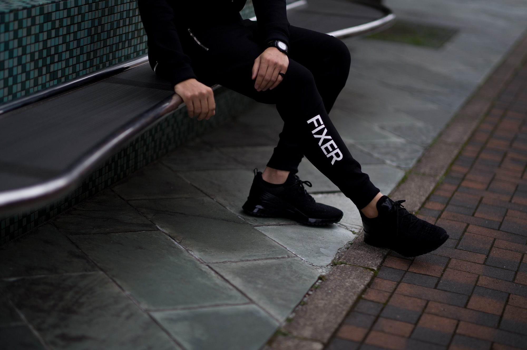 FIXER (フィクサー) FPT-01(エフピーティー01) Technical Jersey Jogger Pants テクニカルジャージー ジョガーパンツ BLACK (ブラック) 【ご予約開始】【2022.4.07(Thu)～2022.4.24(Sun)】愛知 名古屋 Alto e Diritto altoediritto アルトエデリット ジャージ セットアップ