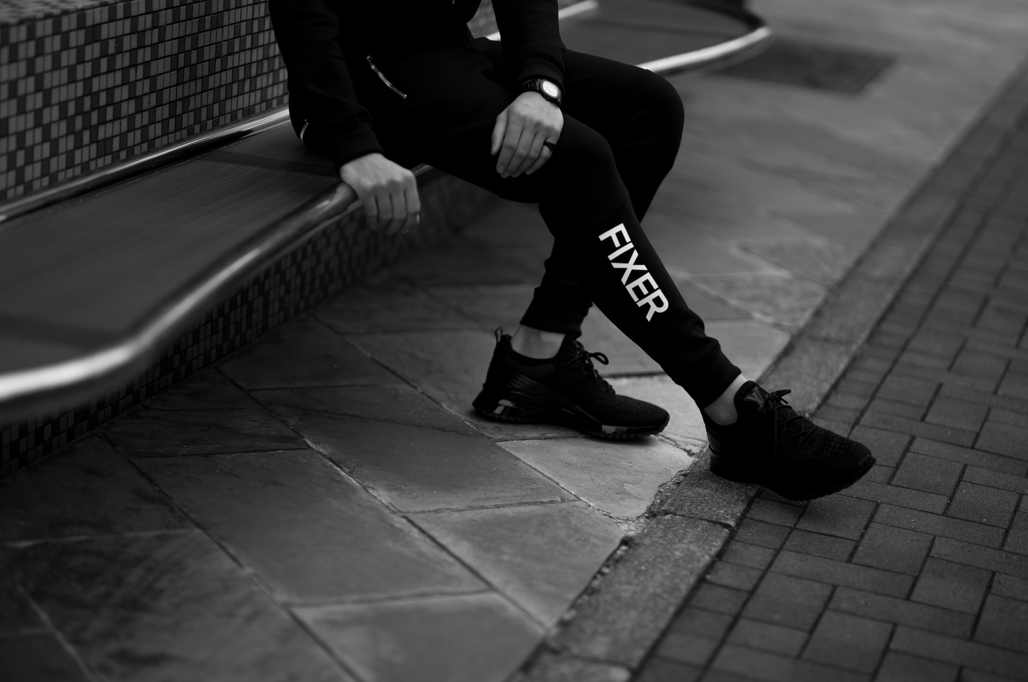 FIXER (フィクサー) FPT-01(エフピーティー01) Technical Jersey Jogger Pants テクニカルジャージー ジョガーパンツ BLACK (ブラック) 【ご予約開始】【2022.4.07(Thu)～2022.4.24(Sun)】愛知 名古屋 Alto e Diritto altoediritto アルトエデリット ジャージ セットアップ