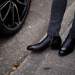 Georges de Patricia(ジョルジュ ド パトリシア) Stradale (ストラダーレ) 925 STERLING SILVER (925 スターリングシルバー) Black Calf (ブラックカーフレザー) サイドジップブーツ NOIR (ブラック) 2022 【Special Model】のイメージ