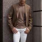 ISAIA “CORTINA” Silk,Cashmere,Linen “CHAMPAGNE GOLD” 2022春夏 【Special Model】のイメージ