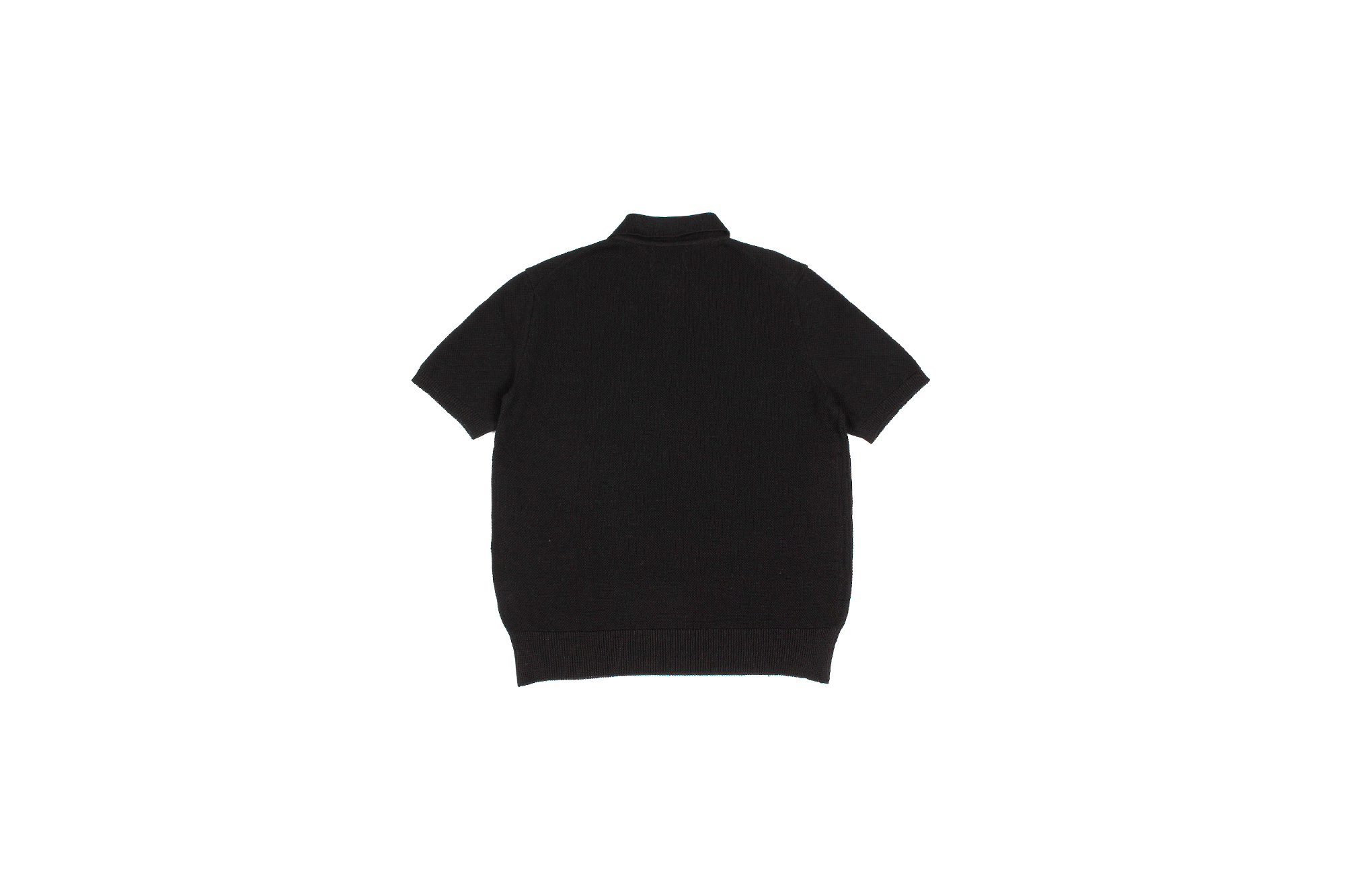 RIVORA (リヴォラ) Tuck Kanoko Polo リネンシルク タックカノコポロシャツ BLACK (ブラック・010)　MADE IN JAPAN (日本製) 2022 春夏新作 愛知 名古屋 Alto e Diritto altoediritto アルトエデリット 