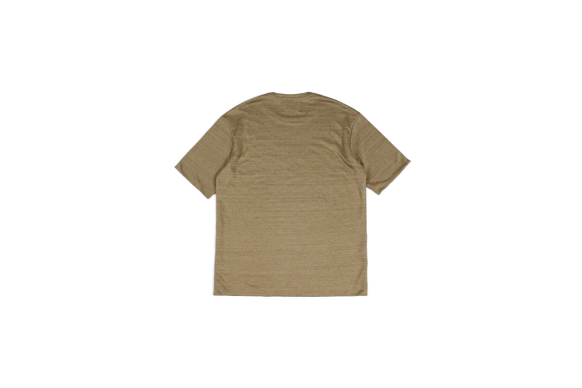 RIVORA (リヴォラ) Vintage Linen Layered T-Shirts ヴィンテージ リネン レイヤード Tシャツ TAUPE (トープ・080) MADE IN JAPAN (日本製) 2022 春夏新作 愛知 名古屋 Alto e Diritto altoediritto アルトエデリット TEE