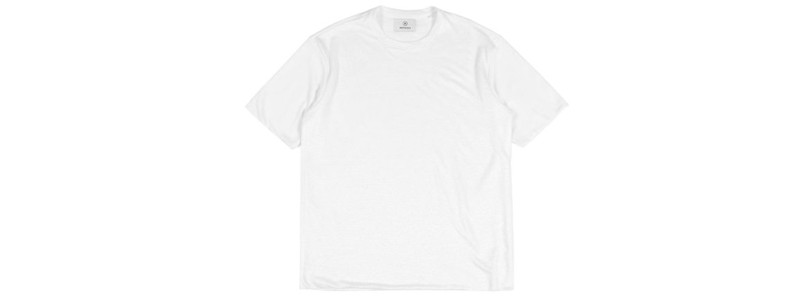 RIVORA (リヴォラ) Vintage Linen Layered T-Shirts ヴィンテージ リネン レイヤード Tシャツ WHITE (ホワイト・030) MADE IN JAPAN (日本製) 2022 春夏新作 愛知 名古屋 Alto e Diritto altoediritto アルトエデリット TEE