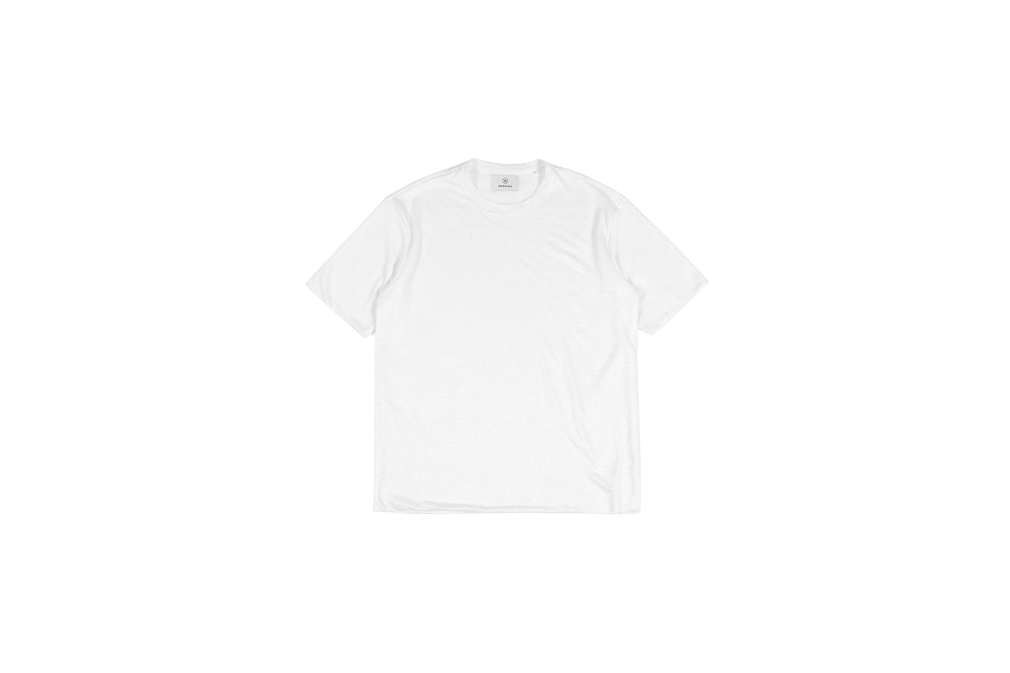 RIVORA (リヴォラ) Vintage Linen Layered T-Shirts ヴィンテージ リネン レイヤード Tシャツ WHITE (ホワイト・030) MADE IN JAPAN (日本製) 2022 春夏新作 愛知 名古屋 Alto e Diritto altoediritto アルトエデリット TEE