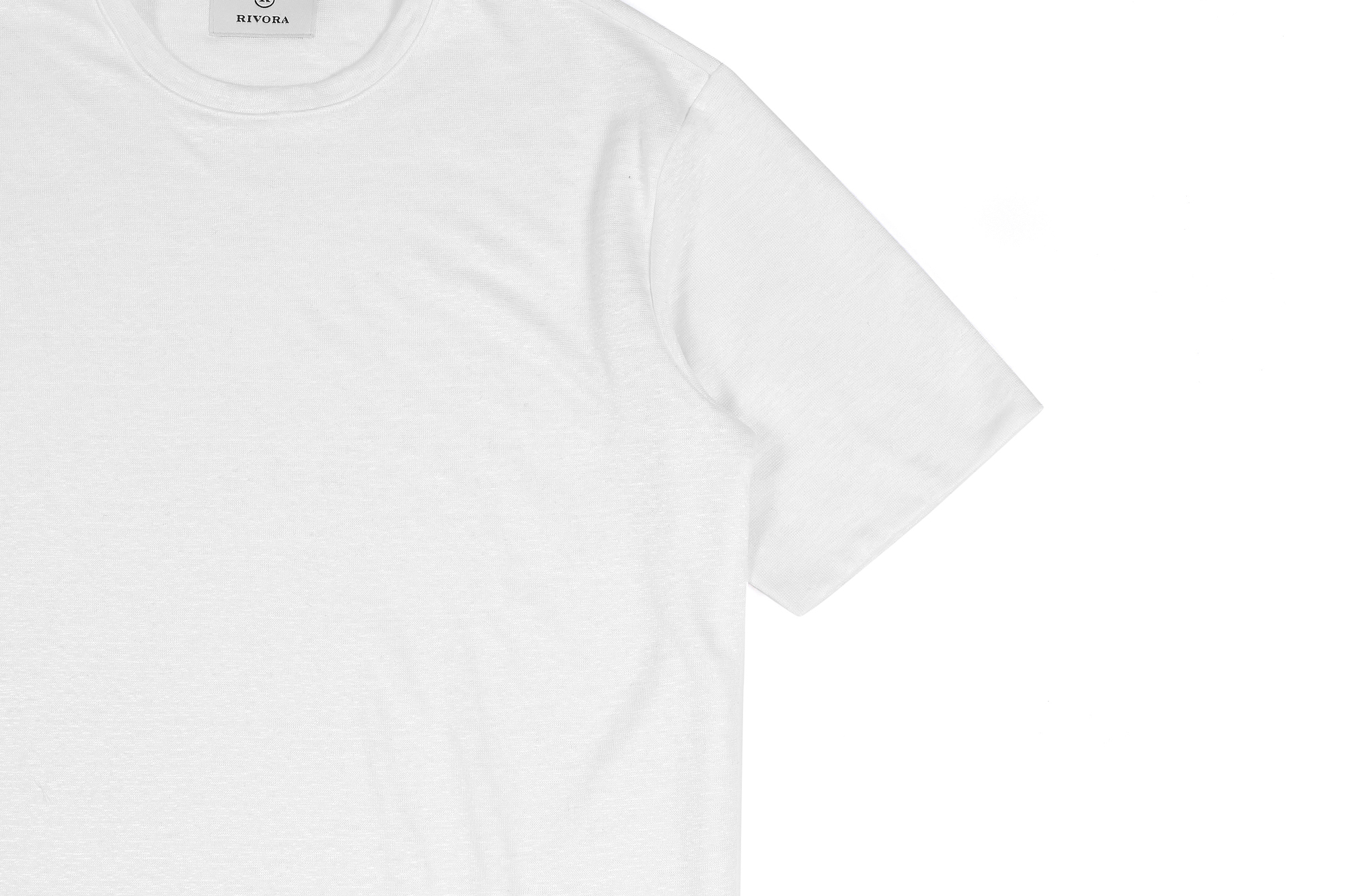 RIVORA (リヴォラ) Vintage Linen Layered T-Shirts ヴィンテージ リネン レイヤード Tシャツ WHITE (ホワイト・030) MADE IN JAPAN (日本製) 2022 春夏新作 愛知 名古屋 Alto e Diritto altoediritto アルトエデリット TEE