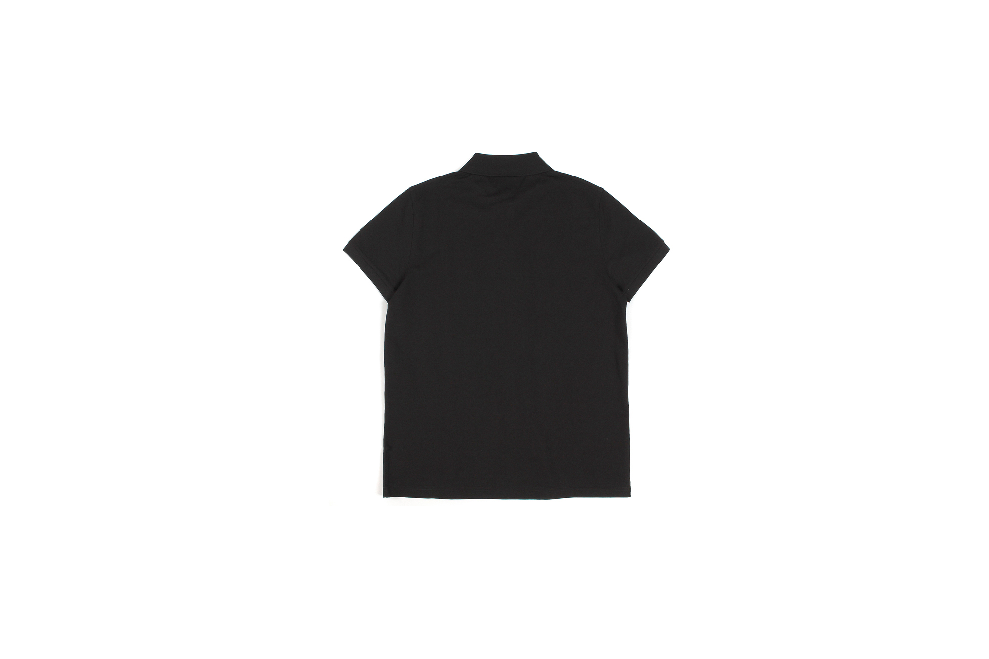 SAINT LAURENT (サンローラン) MONOGRAM POLO SHIRT (モノグラム ポロシャツ) COTTON PIQUE (コットンピケ) ポロシャツ BLACK (ブラック) Made in italy (イタリア製) 2022 愛知 名古屋 Alto e Diritto altoediritto アルトエデリット ポロ