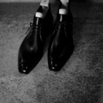 Yohei Fukuda // “3 Eyelet Chukka Boots” Black Calf Leather BLACK 【Alto e Diritto 別注】【Special Model】のイメージ