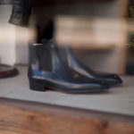 Yohei Fukuda(ヨウヘイフクダ) Wholecut Chelsea Boots Calf Leather MIDNIGHT BLUE(ミッドナイトブルー) 2022【Alto e Diritto 別注】【Special Model // Rock】愛知 名古屋 Alto e Diritto altoediritto アルトエデリット レザーブーツ チェルシーブーツ ロック