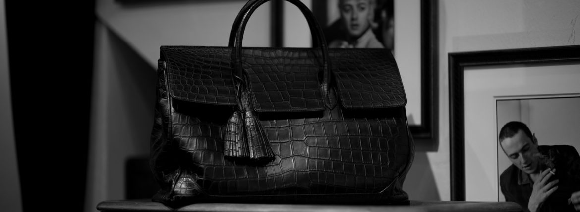 【ACATE "OSTORO,OSTRO-M,SUROET,BREVA" / オーダー会開催 / 2022.5.14(sat)-2022.5.15(sun)】【NILE CROCODILE LEATHER 18色】アカーテ クエルボヴァローナ カリフ 受注会 レザーバック 愛知 名古屋 Alto e Diritto altoediritto アルトエデリット オストロ オストロM クラッチバック レザーバック