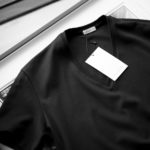 ＋CLOTHET “CLB-60042” SUVIN PLATINUM V NECK T SHIRT NAVY × GOLD 【Alto e Diritto 別注】【GOLD刺繍】【Special Model】のイメージ