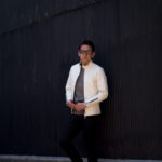 cuervo bopoha (クエルボ ヴァローナ) Satisfaction Leather Collection (サティスファクション レザー コレクション) RICHARD (リチャード) CALF SKIN (シュリンクカーフレザー) シングル ライダース ジャケット WHITE (ホワイト) MADE IN JAPAN (日本製) 2022 【Special Model】【ご予約開始】のイメージ