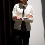 cuervo bopoha (クエルボ ヴァローナ) Satisfaction Leather Collection (サティスファクション レザー コレクション) RICHARD (リチャード) CALF SKIN (シュリンクカーフレザー) シングル ライダース ジャケット WHITE (ホワイト) MADE IN JAPAN (日本製) 2022 【Special Model】【ご予約受付中】のイメージ