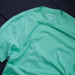 FEDELI(フェデリ) Crew Neck T-shirt (クルーネック Tシャツ) ギザコットン Tシャツ GREEN(グリーン・153) made in italy (イタリア製) 2023 春夏 【ご予約受付中】のイメージ