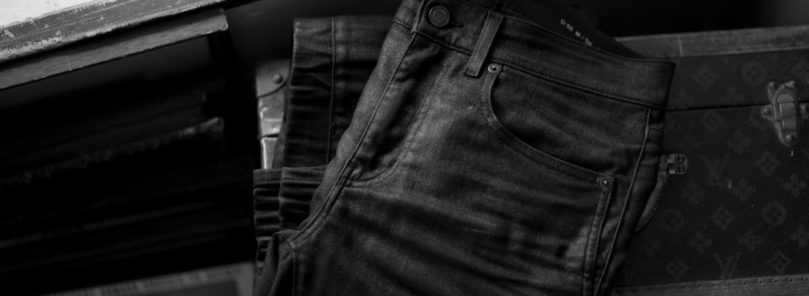 SAINT LAURENT (サンローラン) SKINNY-FIT JEANS COATED BLACK DENIM (スキニーフィット ジーンズ コーティング ブラックデニム) スキニー ストレッチ コーティング デニムパンツ COATED BLACK (コーテッドブラック) Made in italy (イタリア製) 2022春夏 【入荷しました】【フリー分発売開始】愛知 名古屋 Alto e Diritto altoediritto アルトエデリット ジーンズ