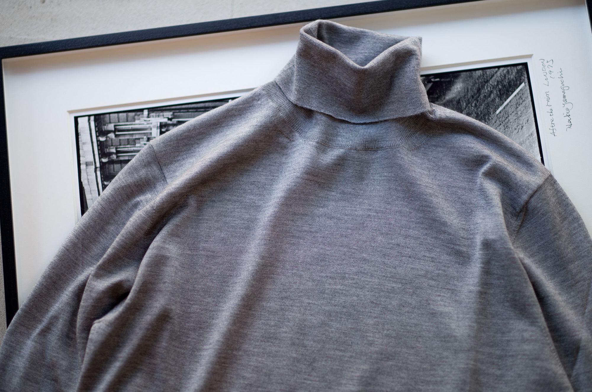 FEDELI (フェデリ) Silk Cashmere Turtle Neck Sweater シルクカシミア タートルネック セーター GRAY (グレー・6) made in italy (イタリア製) 2022 秋冬 【ご予約受付中】愛知 名古屋 Alto e Diritto altoediritto アルトエデリット カシミヤタートル シルクカシミヤタートル