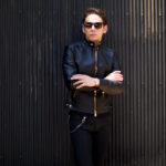 FIXER(フィクサー) F2 GOLD(エフツー ゴールド) SINGLE RIDERS Horse Leather シングルライダース ジャケット BLACK(ブラック) 【ご予約開始】【2022.7.23(Sat)～2022.8.07(Sun)】のイメージ