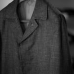 ISAIA “MADE TO MEASURE” CAPPOTTO “Silk,Cashmere,Linen” CHACOAL GRAY 2022SSのイメージ