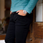 PT TORINO DENIM (ピーティートリノデニム) ROCK (ロック) SKINNY FIT (スキニーフィット) BLACK TRAVEL DENIM 11 Oz ストレッチ デニムパンツ BLACK (ブラック・DK76) 2022 秋冬 【ご予約受付中】のイメージ