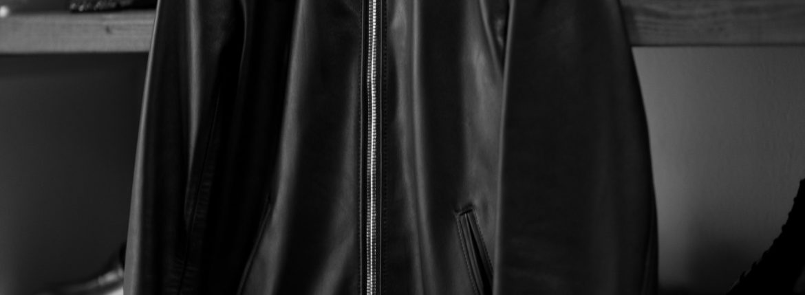 cuervo bopoha (クエルボ ヴァローナ) Satisfaction Leather Collection (サティスファクション レザー コレクション) TOM (トム) LAMB LEATHER (ラムレザー) シングル レザー ジャケット BLACK (ブラック) MADE IN JAPAN (日本製) 2022 【ご予約開始】愛知 名古屋 Alto e Diritto altoediritto アルトエデリット ライダースジャケット