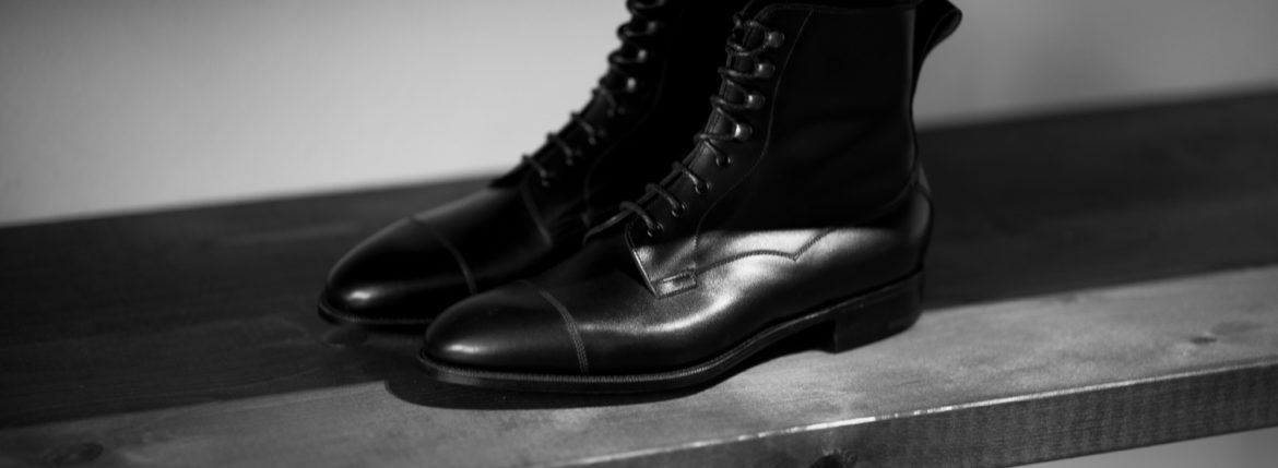 EDWARD GREEN (エドワードグリーン) GALWAY (ゴールウェイ) 82LAST E Lace up boots Black Calf ブラックカーフレザー レースアップブーツ BLACK (ブラック) Made In England (イギリス製)のイメージ