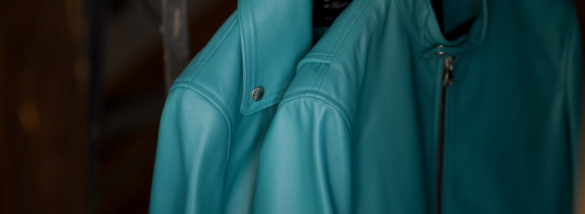 EMMETI TORINO,KELSO "TEAL SILVER" 2022AW 【Alto e Diritto限定】【Special Model】 エンメティ トリノ ケルソ ティールシルバー ティファニーブルー tiffany blue ダブルライダース シングルライダース 愛知 名古屋 Alto e Diritto altoediritto アルトエデリット