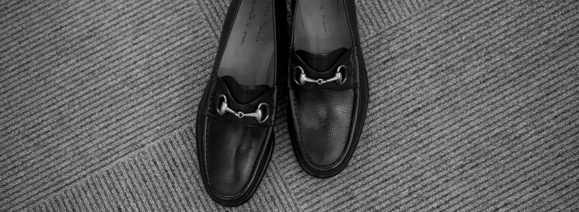 ENZO BONAFE (エンツォボナフェ) ART.2695 Bit Loafer ビットローファー UTAH CALF LEATHER ユタカーフレザー ドレスシューズ ローファー NERO(ブラック) made in italy (イタリア製) 2023春夏 【ご予約受付中】のイメージ