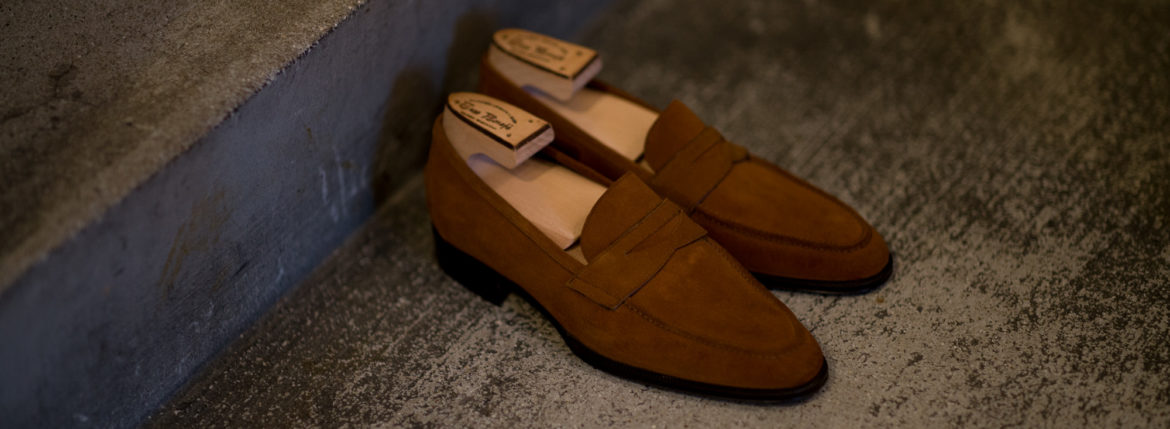 ENZO BONAFE "ART.EB-08" Coin Loafer SUPER BUCK TOBACCO 2022 エンツォボナフェ コインローファー ラマレザー ブラウン 愛知 名古屋 Alto e Diritto altoediritto アルトエデリット