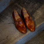 ENZO BONAFE “ART. EB-44” SLIP ON MUSEUM CALF NEW GOLD 2022のイメージ