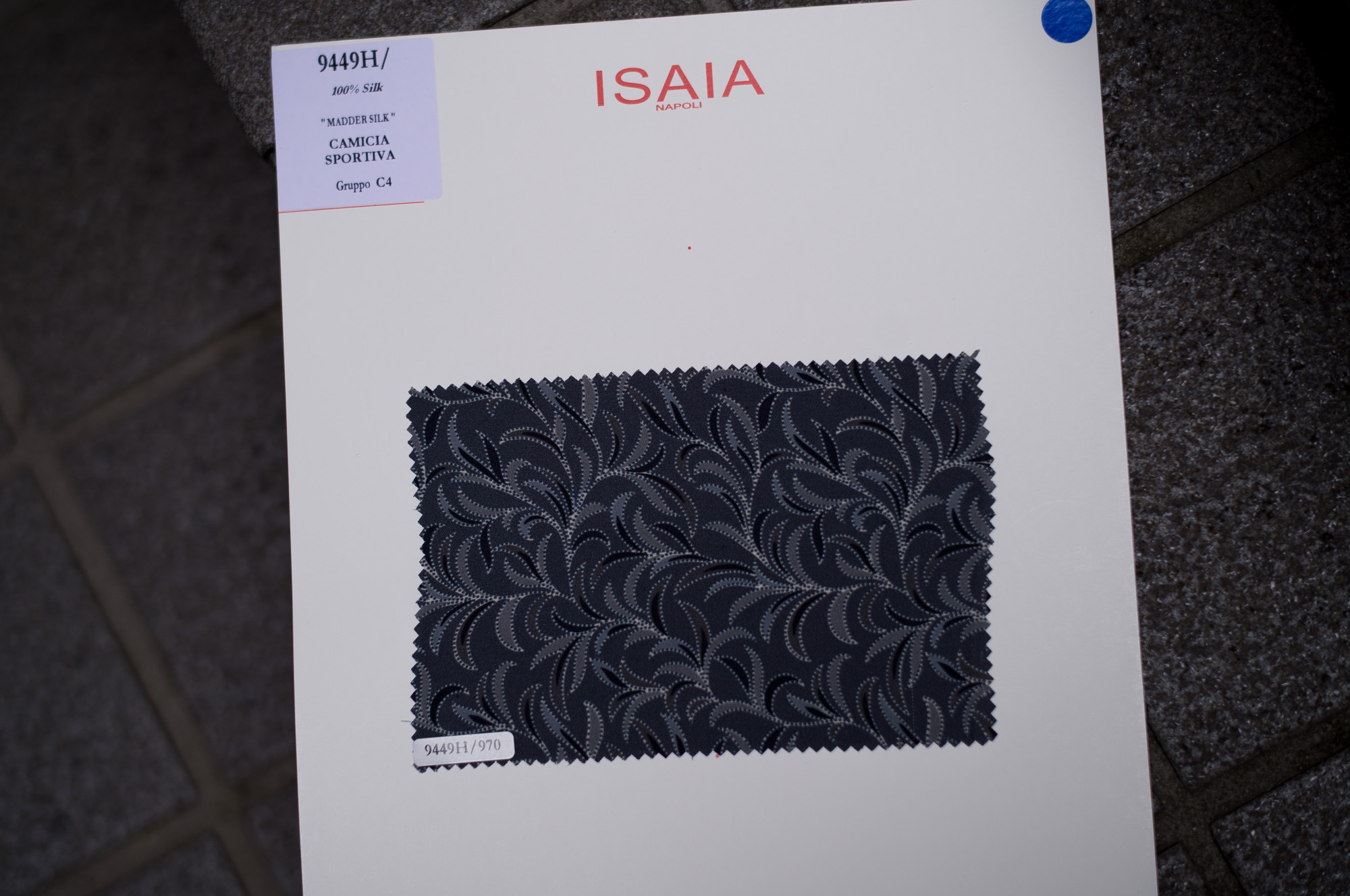 ISAIA / イザイア (2023 春夏 展示会) 2023春夏モデル ISAIA(イザイア)7704POMPEI (ポンペイ)シルク100%マダーシルク ペイズリージャケット970(グレー)42,44,46,48,50,52 462,000円  2023春夏モデルISAIA(イザイア)7704POMPEI (ポンペイ)シルク100%マダーシルク ジオメトリックジャケット 970(グレー) 42,44,46,48,50,52 462,000円 2023春夏モデル ISAIA(イザイア)SPORT SHIRT (ポンペイ)シルク100%マダーシルク ペイズリーシャツ970(グレー)42,44,46,48,50,52 118,800円 2023春夏モデルISAIA(イザイア)SPORT SHIRT (ポンペイ)シルク100%マダーシルク ジオメトリックシャツ970(グレー)42,44,46,48,50,52 118,800円