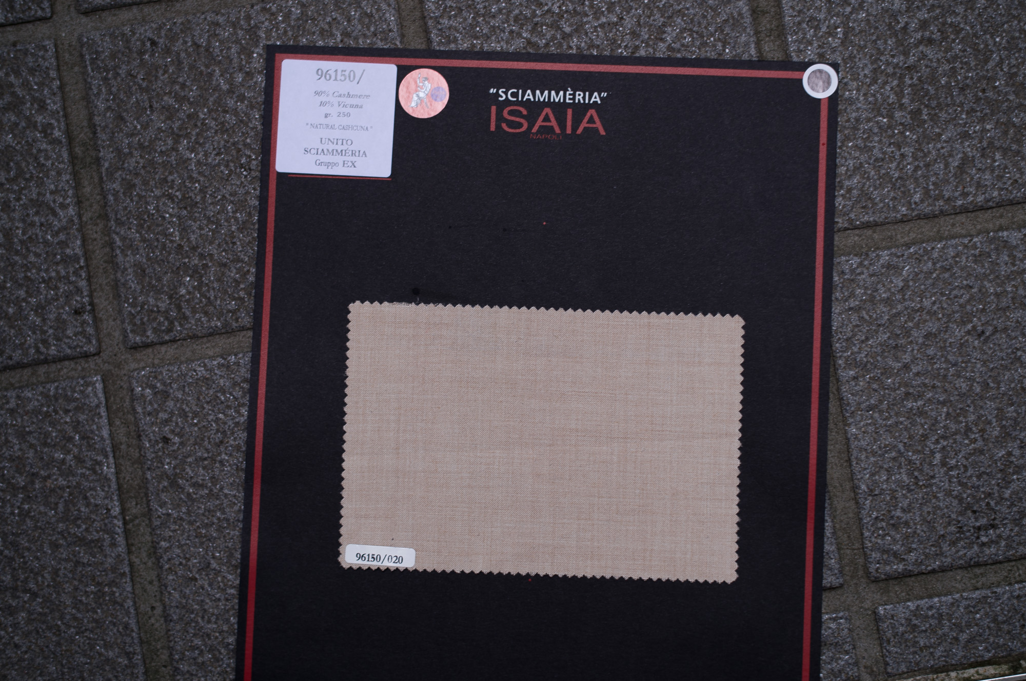 ISAIA "90％Cashmere , 10％Vicuna" BEIGE 2023SS 【Special Model】 イザイア カシミヤ ヴィキューナ ベージュ ジャケット ポンペイ スペシャルモデル 愛知 名古屋 Alto e Diritto altoediritto アルトエデリット