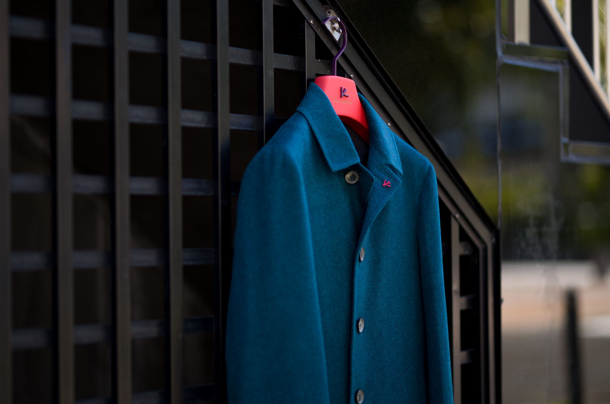 ISAIA (イザイア) CAPPOTTO (カッポット) Gruppo 7 カシミア カーコート BLUE GREEN (ブルー グリーン・540) Made in italy (イタリア製) 2022秋冬 【Special Model】 愛知 名古屋 Alto e Diritto altoediritto アルトエデリット カシミヤジャケット カシミアジャケット