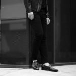 ISAMU KATAYAMA BACKLASH (イサムカタヤマ バックラッシュ) Stretch Skinny Denim Pants ストレッチ スキニー デニム パンツ BLACK (ブラック) MADE IN JAPAN (日本製) 2022 【Alto e Diritto別注】【Special Model】のイメージ