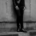 cuervo bopoha (クエルボ ヴァローナ) Sartoria Collection (サルトリア コレクション) Bal (バル) BLACK COMFORT DENIM タイトフィット ストレッチ デニムパンツ BLACK (ブラック) MADE IN JAPAN (日本製) 2022のイメージ