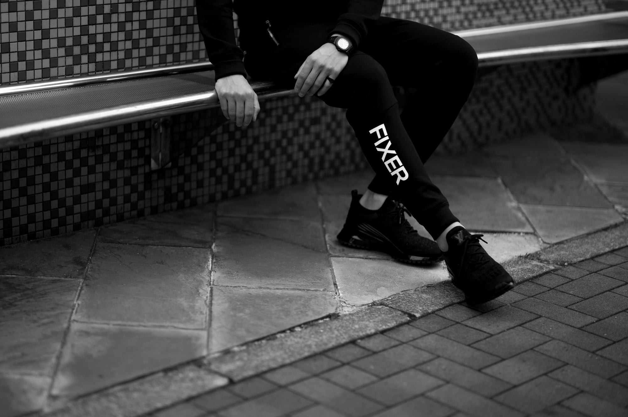 FIXER (フィクサー) FPT-01(エフピーティー01) Technical Jersey Jogger Pants テクニカルジャージー ジョガーパンツ BLACK (ブラック) 愛知 名古屋 Alto e Diritto altoediritto アルトエデリット