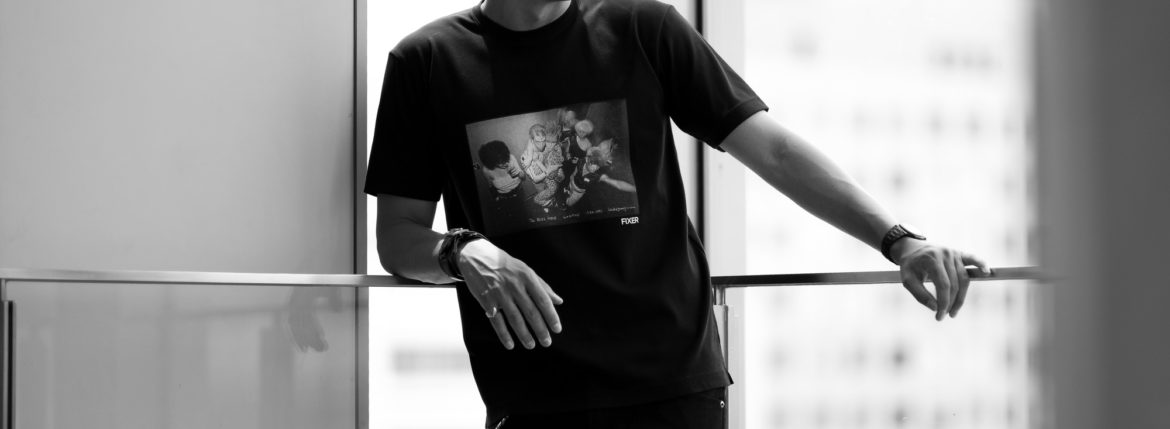 HERBIE YAMAGUCHI × FIXER "FTS-04" The BLITZ KIDS LONDON Photo Print T-shirt BLACK 【Special Model】 ハービー山口 フィクサー ザブリッツキッズロンドン Tシャツ 愛知 名古屋 Alto e Diritto altoediritto アルトエデリット フォトプリント　photo print