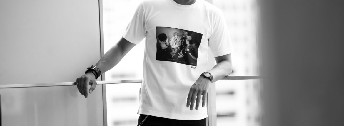 HERBIE YAMAGUCHI × FIXER “FTS-04” The BLITZ KIDS LONDON Photo Print T-shirt WHITE 【Special Model】のイメージ