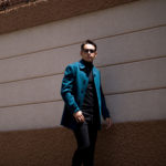 ISAIA (イザイア) CAPPOTTO (カッポット) Gruppo 7 カシミア カーコート BLUE GREEN (ブルー グリーン・540) Made in italy (イタリア製) 2022秋冬 【Special Model】のイメージ