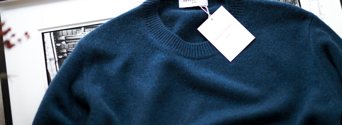 RENCONTRANT (レンコントラント) Cashmere Crew Neck Sweater (クルー