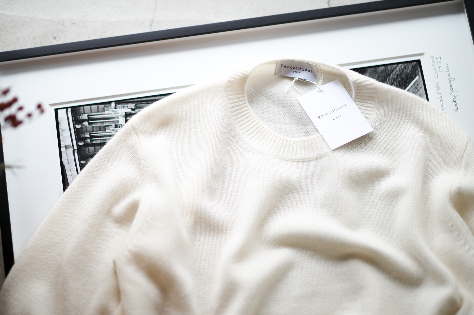 RENCONTRANT (レンコントラント) Cashmere Crew Neck Sweater (クルー