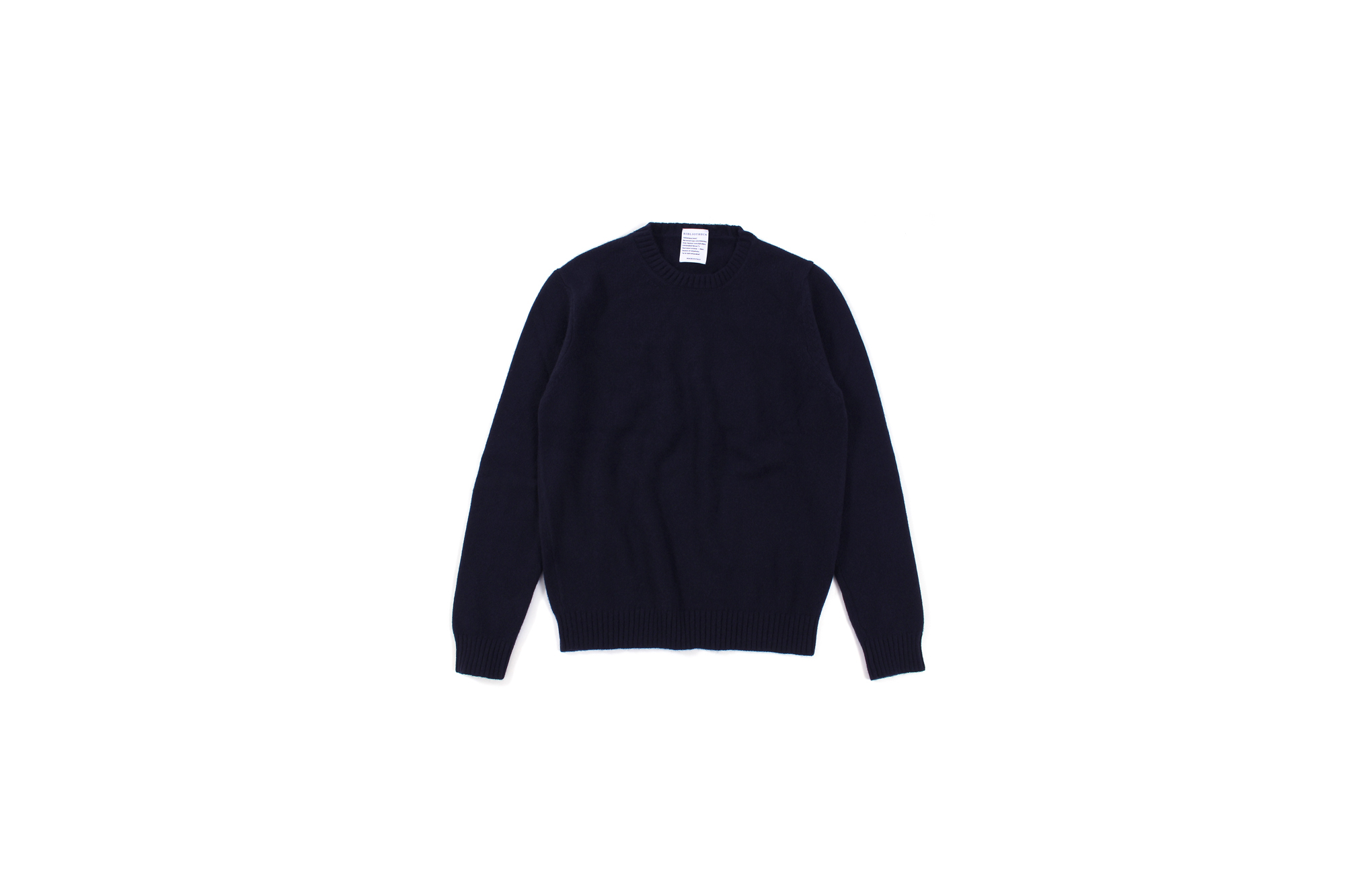 BIBLIOTHECA (ビブリオテカ) Baby Cashmere Crew Neck Sweater (ベビーカシミヤ クルーネック セーター) Loropiana (ロロピアーナ) Baby Cashmere 100% 7ゲージ ベビーカシミヤ ニット セーター NAVY (ネイビー・17) MADE IN ITALY (イタリア製) 2022秋冬新作 【入荷しました】【フリー分発売開始】愛知 名古屋 Alto e Diritto altoediritto アルトエデリット