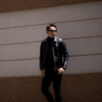 cuervo bopoha (クエルボ ヴァローナ) Satisfaction Leather Collection (サティスファクション レザー コレクション) TOM (トム) LAMB LEATHER (ラムレザー) シングル レザー ジャケット BLACK (ブラック) MADE IN JAPAN (日本製) 2022 【ご予約受付中】のイメージ