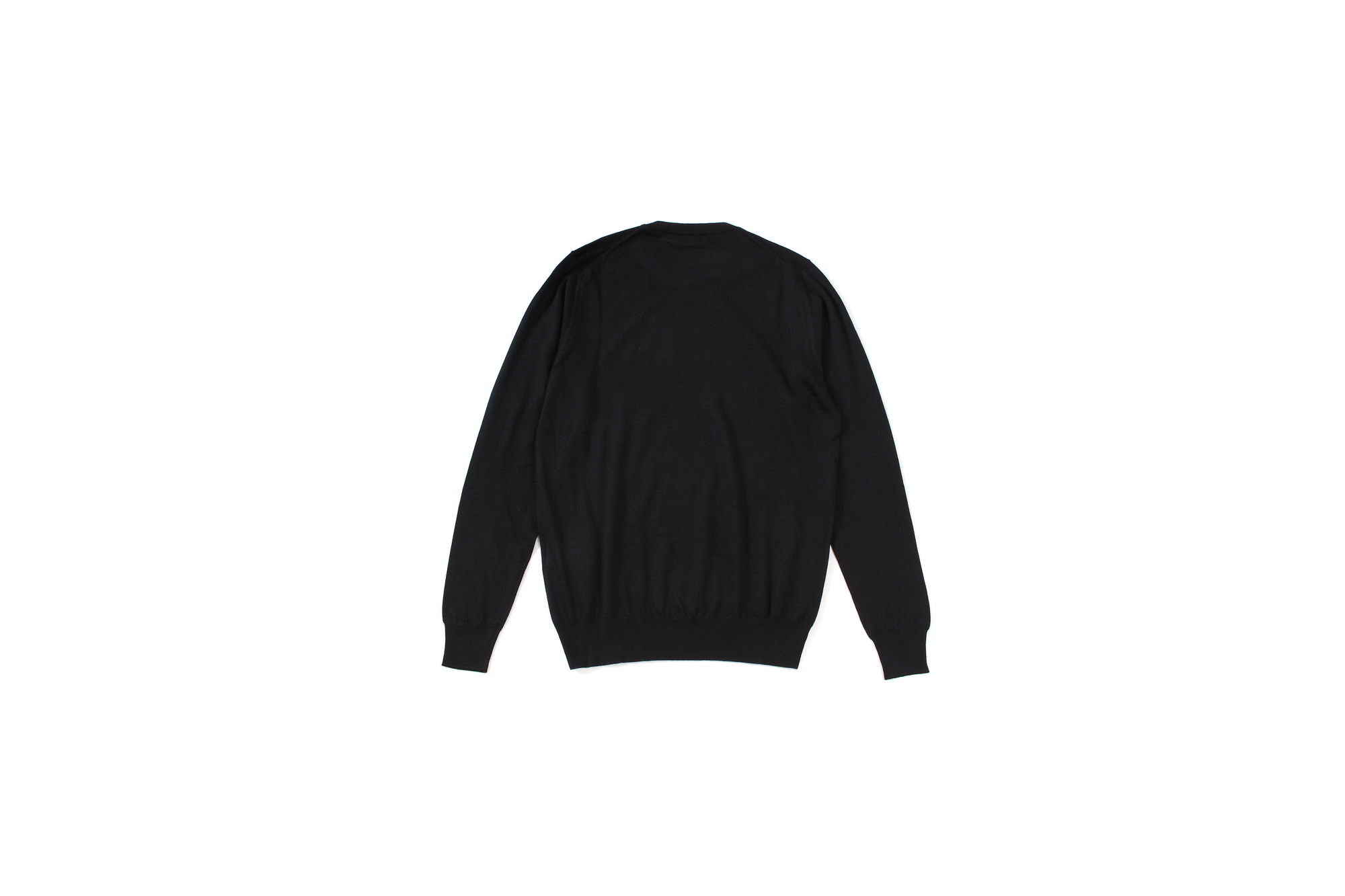 FEDELI (フェデリ) Silk Cashmere Crew Neck Sweater シルクカシミア クルーネック セーター BLACK (ブラック・9) made in italy (イタリア製) 2022 秋冬 【ご予約受付中】愛知 名古屋 Alto e Diritto altoediritto アルトエデリット