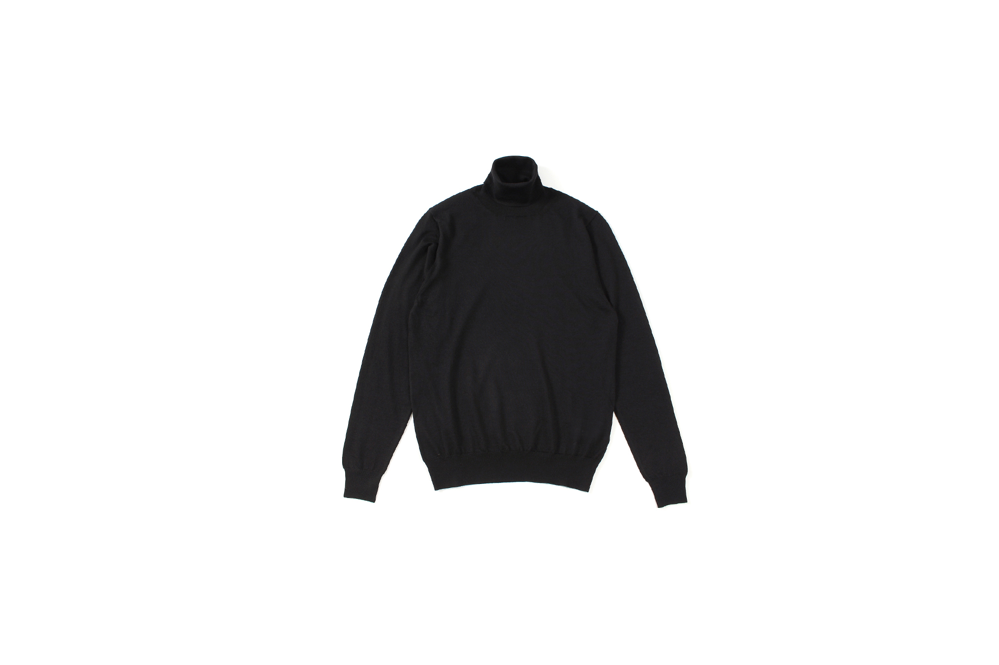 FEDELI (フェデリ) Silk Cashmere Crew Neck Sweater シルクカシミア クルーネック セーター BLACK (ブラック・9) made in italy (イタリア製) 2022 秋冬 【ご予約受付中】愛知 名古屋 Alto e Diritto altoediritto アルトエデリット