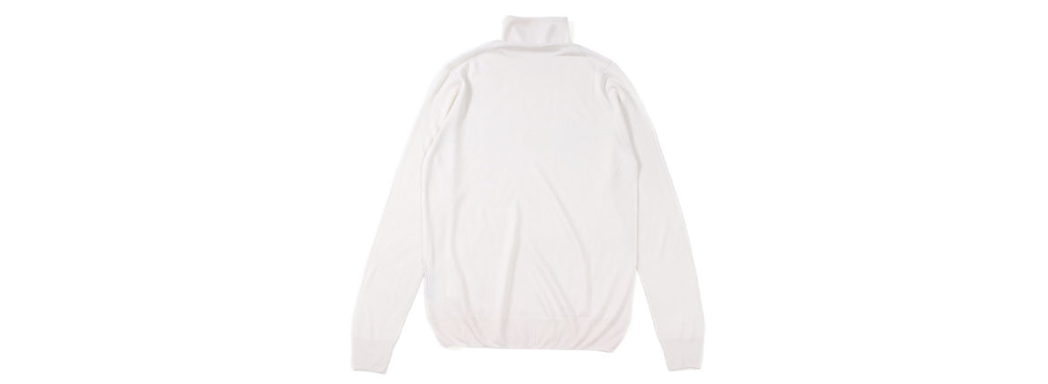 FEDELI (フェデリ) Silk Cashmere Crew Neck Sweater シルクカシミア クルーネック セーター WHITE (ホワイト・22) made in italy (イタリア製) 2022 秋冬 【ご予約受付中】愛知 名古屋 Alto e Diritto altoediritto アルトエデリット