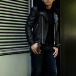 FIXER(フィクサー) F4(エフフォー) DOUBLE RIDERS Cow Leather ダブルライダース ジャケット BLACK(ブラック)のイメージ