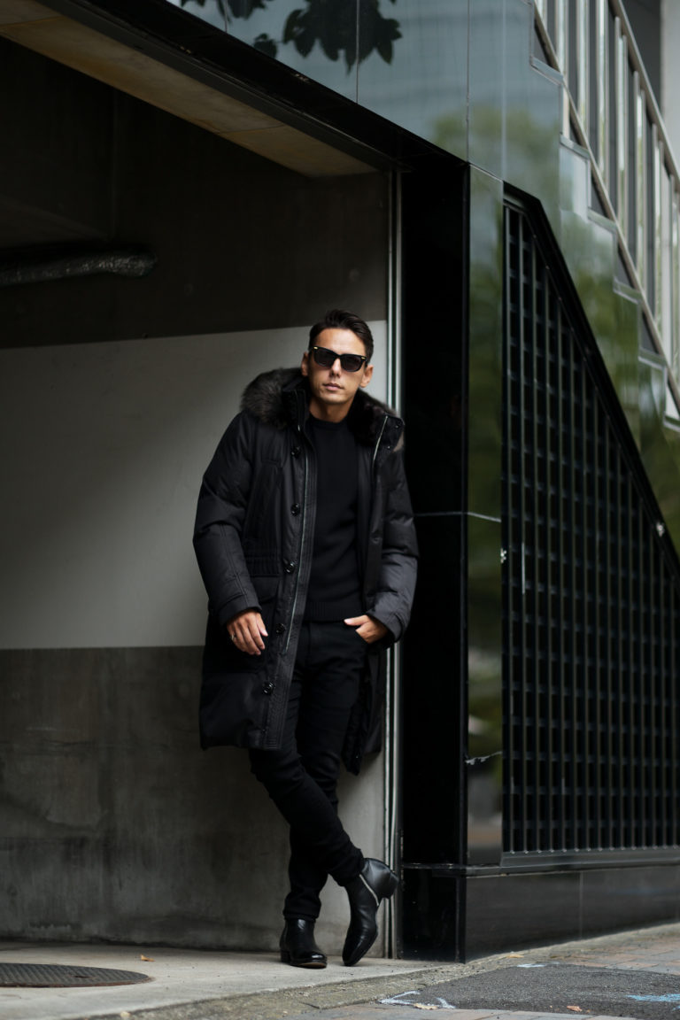 MooRER SAPPORO-GF Sapporo Down jacket outer black 48