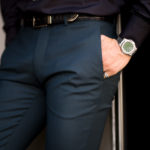 PT TORINO (ピーティートリノ) BUSINESS (ビジネス) SUPER SLIM FIT (スーパースリムフィット) STRETCH WOOLLEN TWILL ストレッチ サージ ウール スラックス OLIVE (オリーブ・0460) 2022秋冬 【ご予約受付中】のイメージ